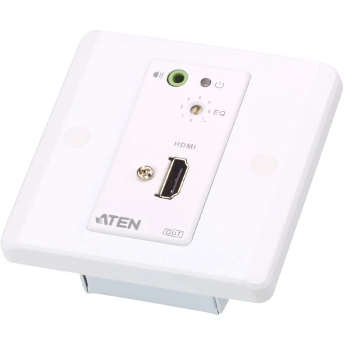 Настенный удлинитель HDMI по кабелю Cat 5, рамка MK (1080p@40м)/ HDMI/Audio 2xCat 5 Удлинитель с настенной панелью MK (1080p@40 м) фото 3