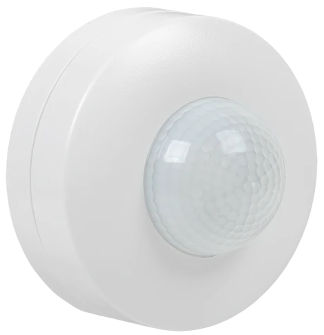 Датчик движения ДД 027 белый 1200Вт 360гр 12м IP20 IEK фото 1