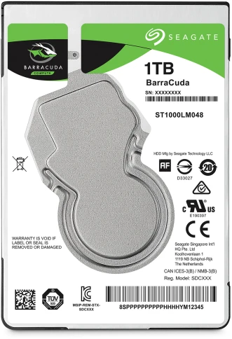 Жесткий диск/ HDD Seagate SATA 1Tb 2.5"" 7mm 5400 128Mb 1 year warranty фото 2