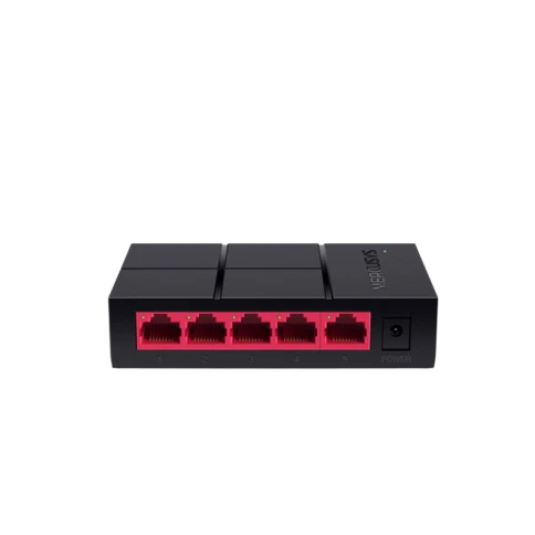 Коммутатор/ Unmanaged Gigabit switch, 5 ports RJ-45 LAN 10/100/1000Mbps, plastic case фото 1