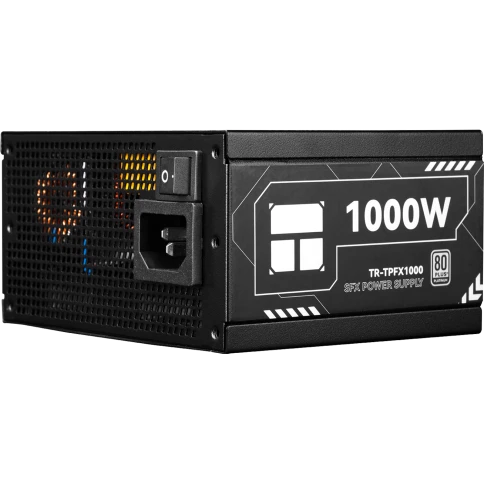 Блок питания 1000W/ Power Supply Thermalright, 1000W 80+ Platinum (SFX, 3.1, PCIe 5.1, Full modular, 1x24(20+4)pin, 1xCPU 8(4+4)pin, 2xPCIe*2 8(6+2)pin, 1x12V-2x6, 6xSATA3, 3xMOLEX4pin, Active, 92x92mm, 100x125x64mm, APFC, OPP, OVP, OTP, OCP, SCP, UVP, bl фото 2