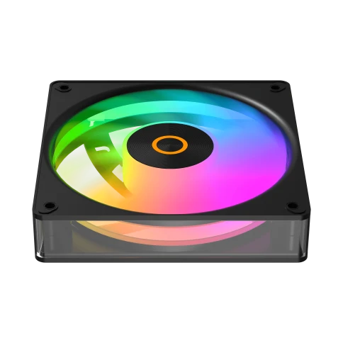 Кулер для корпуса/ Case Cooler Ocypus Gamma F12 Elite BK ARGB REVERSE BLADE (120x120x25mm, 4-pin PWM, ARGB, 56CFM, 26dBA, 1800RPM, Black) фото 5