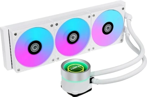Система водяного охлаждения Lian-Li Galahad II Trinity 360 ARGB Soc-AM5/AM4/1200/1700/1851 белый30dB Al+Cu Ret (G89.GA2T36W.00) [G89.GA2T36W.00] фото 1