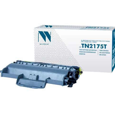 -/ Тонер-картридж NVP NV-TN-2175T для Brother DCP-7030/ DCP-7040/ DCP-7045N/ MFC-7440N/ MFC-7840W (2600k) фото 1