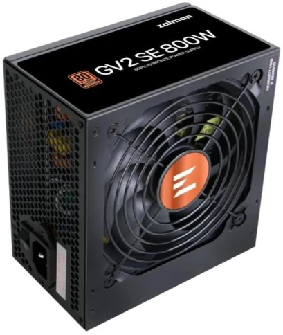 Блок питания ZALMAN ATX 800W 80+Bronze APFC 12cm fan GV2 SE 800W ZM800-GV2SE фото 2