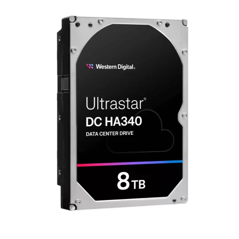 Жесткий диск/ HDD WD SATA 3.2 LFF Server 8Tb Ultrastar DC HA340 7200 6Gb/s 256MB 1 year warranty (replacement HUS728T8TALE6L4, HUH721008ALE604, ST8000NM017B) фото 2