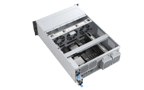 Серверный корпус/ Server case YCC YRM-46508A0, 4U, E-ATX, 8x3,5"/2,5" hotswap HDD bays, SAS/SATA 12GB/s  minisasHD backplane, 3x12038 PWM front fans, 2x8038 PWM rear fans, 2xUSB 3.0, 11xFHFL PCIe slots, depth 650mm, CRPS 1+1 2000W (2*CRPS2000D2) фото 6