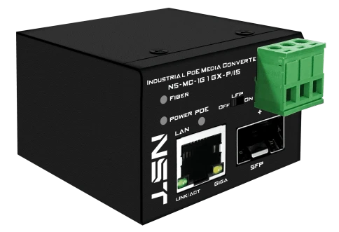 Промышленный компактный Ultra PoE медиаконвертер Gigabit Ethernet/ Промышленный компактный Ultra PoE медиаконвертер Gigabit Ethernet, SFP 1000Мбит/c, RJ45 10/100/1000Мбит/c, поддержка LFP. Порт PoE: до 90W (IEEE 802.3af/at/bt). Автоматическое определение фото 4