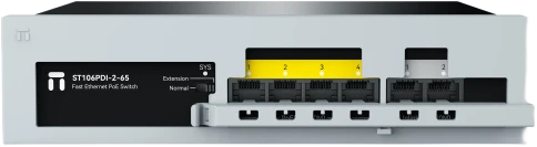 Коммутатор/ Неуправляемый PoE коммутатор Fast Ethernet netis ST106PDI-2-65, 4 порта 100 Мбит/с PoE+, 2 порта 100 Мбит/с RJ45 Uplink, БП 65 Вт фото 1
