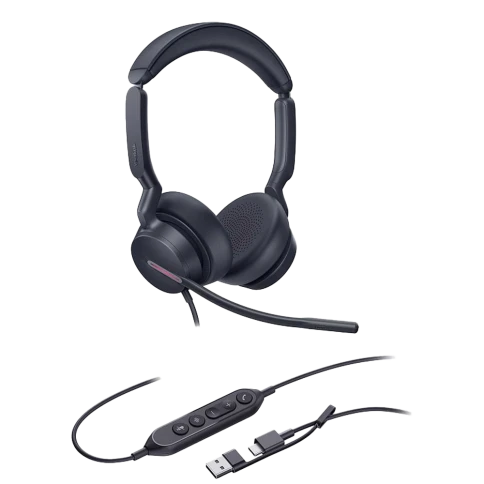 Гарнитура проводная/ Yealink UH46 Dual UC USB-C/A [1308183] фото 1