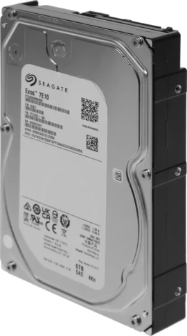 Жесткий диск/ HDD Seagate SAS 6Tb Exos 7E10 7200 12Gb/s 256Mb  1 year warranty (replacement ST6000NM020B, ST6000NM029A, MG08SDA600E, HUS726T6TAL5204) фото 4