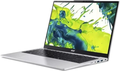 Ноутбук/ ACER Aspire Lite AL15-45P-R1UJ 15.6"(1920x1080 (матовый) IPS)/AMD Ryzen 7 5825U(2Ghz)/16384Mb/512PCISSDGb/noDVD/Int:AMD Vega/Cam/BT/WiFi/50WHr/war 1y/1.5kg/Iron/NoOS фото 2
