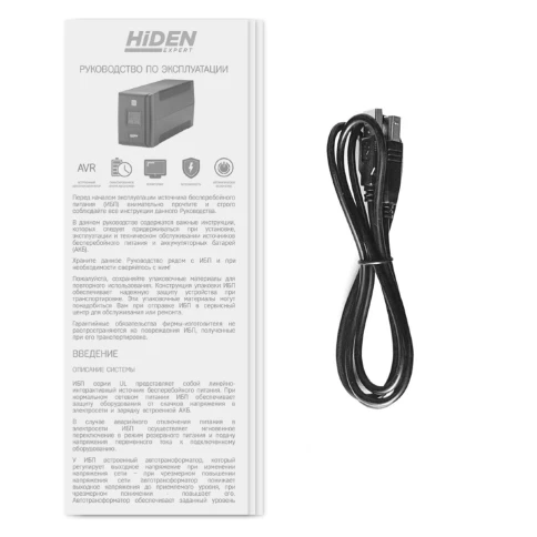 ИБП HIDEN EXPERT ULS800C 800ВА/480Вт/ Line-Iinteractive Tower UPS Schuko LCD фото 5
