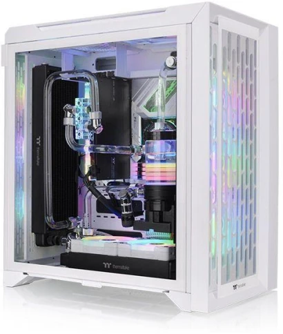Корпус Thermaltake CTE C700 TG ARGB белый ATX 12x120mm 8x140mm 2x200mm 2xUSB3.0 audio bott PSU [CA-1X7-00F6WN-01] фото 1