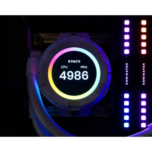 Вентилятор Cooler ID-Cooling SL360 XE WHITE /LCD SCREEN /350W /all Intel /all AMD фото 12