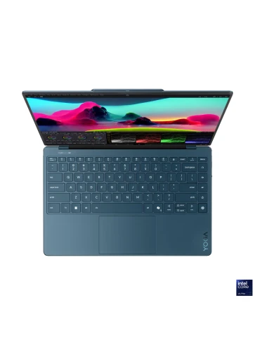 Ноутбук/ Lenovo Yoga Slim 9 14ILL10 14"(3840x2400 OLED)/Touch/Intel Core Ultra 7 256V(2.2Ghz)/32768Mb/1024PCISSDGb/noDVD/Int:Intel Arc Graphics 140V/Cam/BT/WiFi/75WHr/war 1y/1.23kg/tidal teal/Win11Home + 65W, RU kbd фото 12