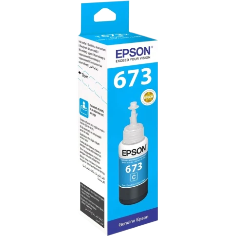 Чернила/ Epson 673 EcoTank Ink Cyan фото 1