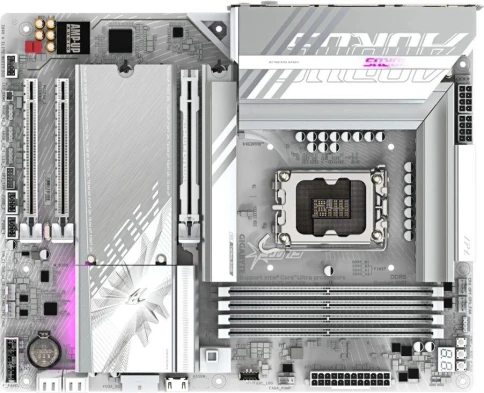 Материнская плата Gigabyte Z890 AORUS ELITE WIFI7 ICE Soc-1851 Intel Z890 4xDDR5 ATX AC`97 8ch(7.1) 2.5Gg RAID+DP фото 1