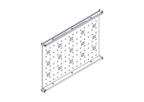 Fixed shelf Systeme Electric, Uniprom series, 1U, 650mm, 120kg фото 5