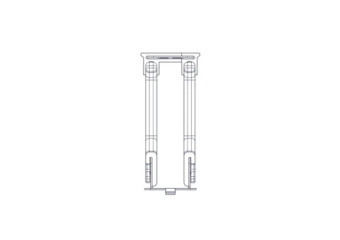 Horizontal cable organizer Systeme Electric, Excelente series, 1U, plastic fingers, with cover фото 12