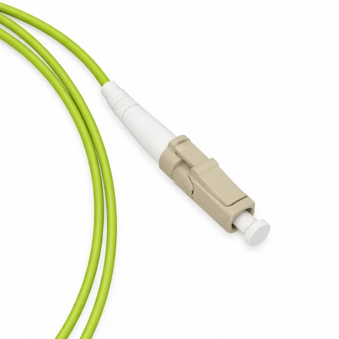 Оптический пигтейл ADVANT ADVOM5-PT015-LCU-LL, тип волокна: ОМ5 50/125. Разъем: LC/UPC, длина: 1,5, оболочка: LSZH, диаметр: 0.9, цвет: Зеленый фото 1