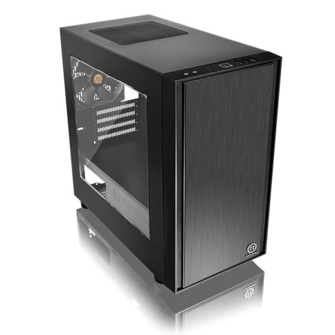 Корпус Thermaltake Versa H17 window черный без БП mATX 2xUSB2.0 1xUSB3.0 audio bott PSU фото 5