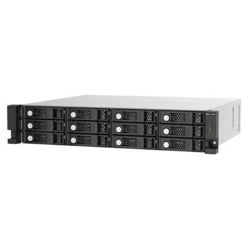 Полка расширения сетевого хранилища без дисков/ ENTERPRISE QNAP TL-R1220Sep-RP SAS expansion module, 12 bays 3.5 "/ 2.5" SAS / SATA 12/6 Gb / s rackmount, 2 power supplies. W/o RAIL-B02 фото 2