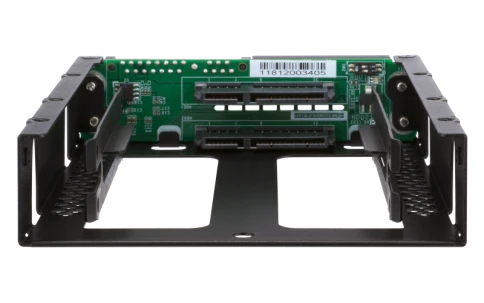 Адаптер/ QNAP QDA-A2AR HDD/SSD drives adapter  2 x SATA 2.5" HDD/SSD -> 1 x  SATA 3.5 " TRAY , Transfer rate 6 Gb/s. Supports RAID 0, 1, JBOD. w/o HDD фото 7