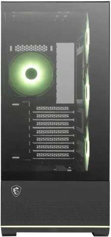 Корпус ПК без блока питания/ Case MSI MAG PANO 110R PZ, Midi-Tower, TG, 4x120mm ARGB, 2xUSB 3.2, 1xUSB 3.2 Type-C, ATX, mATX, mITX Black фото 2