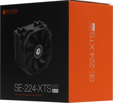 Кулер ID-Cooling SE-224-XTS MINI BLACK Soc-AM5/AM4/1200/1700/1851 черный 4-pin 16-32dB Al+Cu 180W 690gr Ret [SE-224-XTS MINI BLACK] фото 10