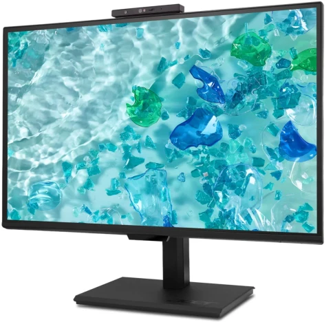 Монитор/ ACER B248YGbemiqprcuzx 23,8'', ZeroFrame, Black, PCR 85% + OBP 5%, 16:9, IPS, 1920x1080, 4ms, 300cd, 120Hz, 1xHDMI(2.0) + 1xDP(1.2) + 1xDP Out + Type-C(PD100W) + 1xDP Out + RJ45 + USB Hub(3.2) + USB-B(2up 3down) + Webcam + SPK + Audio O фото 2