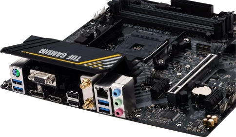Материнская плата ASUS TUF GAMING A520M-PLUS WIFI Soc-AM4 AMD A520 4xDDR4 mATX AC`97 8ch(7.1) 2xGgE RAID+VGA+HDMI+DP [TUF GAMING A520M-PLUS WIFI] фото 7