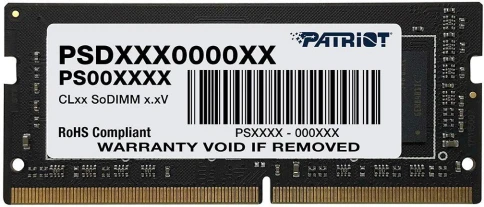 Память DDR4 16GB 3200MHz Patriot PSD416G32002S Signature Line RTL PC4-25600 CL22 SO-DIMM 260-pin 1.2В Ret фото 1