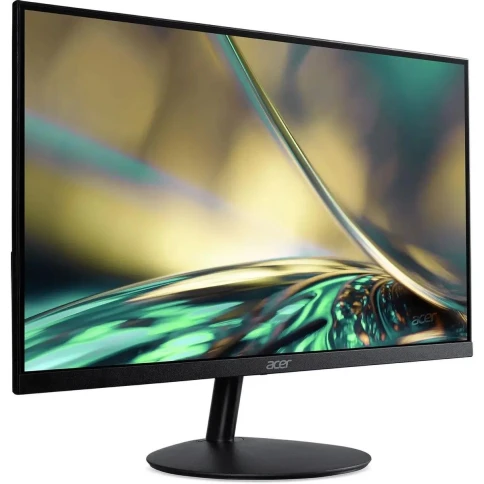 Монитор/ Acer SA242YH1bi 23,8'', ZeroFrame, UltraThin Black, 16:9, VA, 1920x1080, 4ms, 250cd, 100Hz, VGA , HDMI(1.4), Speakers 2Wx2, Vesa:75x75 фото 3
