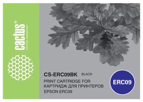 -/ Картридж матричный Cactus CS-ERC09BK черный для Epson ERC09 фото 1