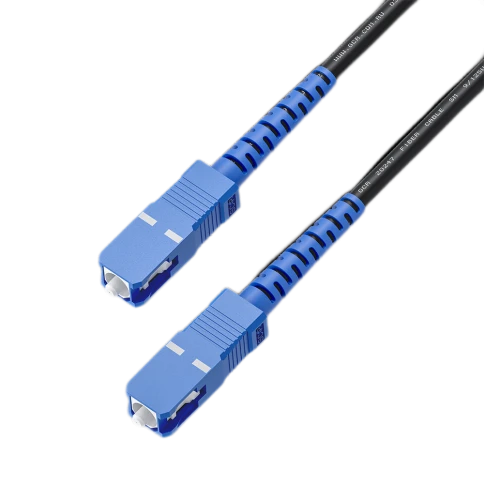 GCR PRO Патч-корд оптический 10.0m соединительный SC/UPC - SC/UPC Simplex одномодовый SM 9/125, LSZH, черный фото 1