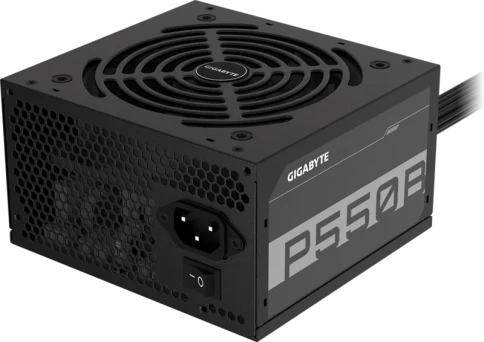 Блоки питания/ Power Supply Gigabyte GP-P550B, 550W 80+ Bronze (ATX, 2.31, Non-modular, 1x24(20+4)pin, 1x4+4-pin CPU, 3xMolex, 2x6+2-pin PCIe, 6xSATA3, Active, 120x120mm, 150x140x86mm, APFC, black) фото 6