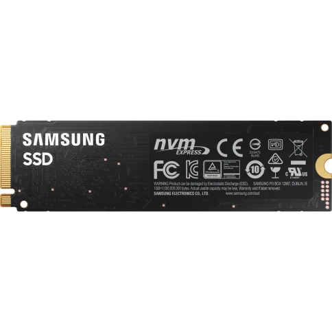 Твердотельные накопители/ Samsung SSD 980, 1000GB, M.2(22x80mm), NVMe 1.4, PCIe 3.0 x4, 3-bit MLC, R/W 3500/3000MB/s, IOPs 500 000/480 000, TBW 600, DWPD 0.33 (12 мес.) фото 2