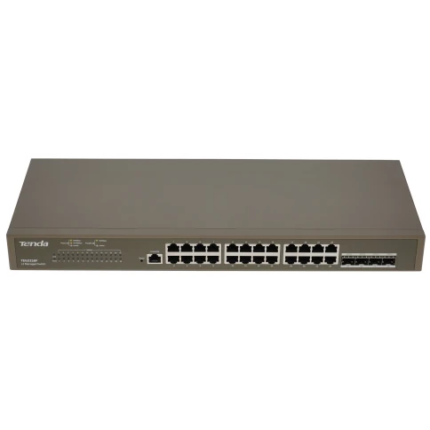Коммутатор/ Tenda TEG5328F Коммутатор управляемый L2, 28 портов, 24х1 Гбит/с, Base-X SFP 4х1 Гбит/с, установка в стойку фото 2