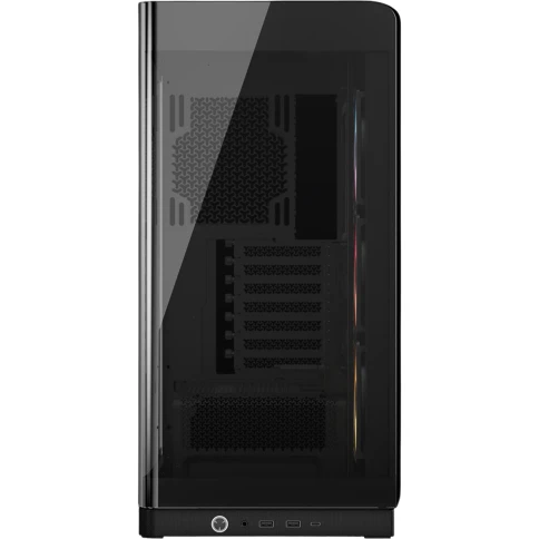 Корпус без блока питания/ Case Corsair Frame 4500X RS-R ARGB, Midi-Tower, TG, 3x120mm ARGB reverse fans, 2xUSB-A 3.2, 1xUSB 3.2 Type-C, E-ATX, ATX, mATX, mITX Black фото 2