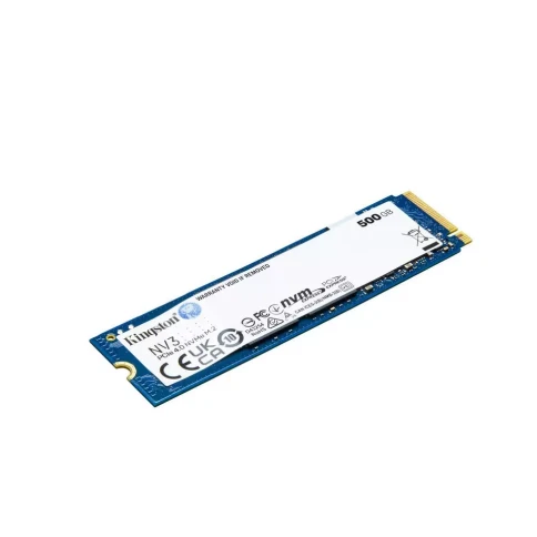 Твердотельный накопитель/ Kingston SSD NV3, 500GB, M.2(22x80mm), NVMe, PCIe 4.0 x4, 3D TLC, R/W 5000/3000MB/s, TBW 160, DWPD 0.2 (60 мес) фото 2