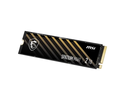MSI SSD SPATIUM M461, 2000GB, M.2(22x80mm), NVMe, PCIe 4.0 x4, 3D TLC, R/W 5000/4200, IOPs 680 000/880 000, TBW 450, DWPD 0.12 (5 лет) фото 2
