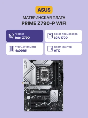 Материнская плата/ PRIME Z790-P WIFI фото 2