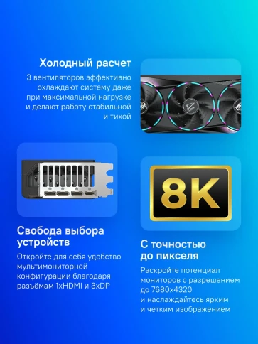 Видеокарта Gigabyte PCI-E GV-N5070AORUS M-12GD 1.0 NVIDIA GeForce RTX 5070 12Gb 192bit GDDR7 2805/28000 HDMIx1 DPx3 HDCP Ret фото 4