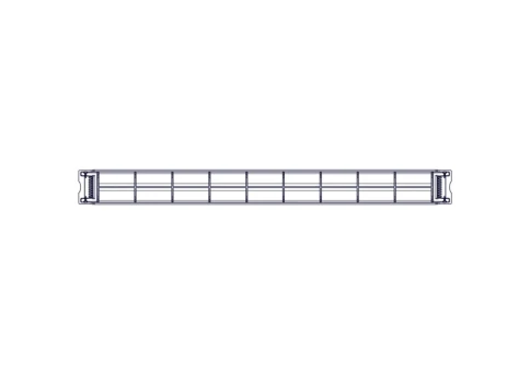 Plastic plug Systeme Electric, Excelente series, 1U , 19", tool-free installation, black (10 pcs.) фото 15