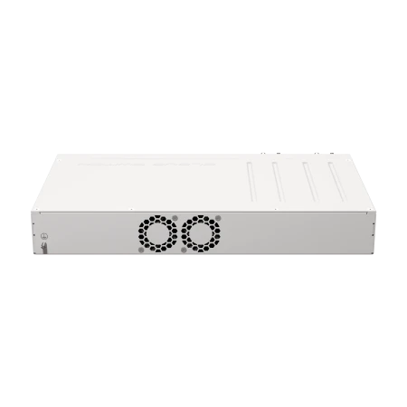 Коммутатор/ CRS510-8XS-2XQ-IN Cloud Router Switch, a versatile 100 Gigabit switch that offers speed, value, and diverse connectivity options. 2x 100 Gigabit QSFP28 ports, 8x 25 Gigabit SFP28 ports, dual hot-swap power supplies фото 2