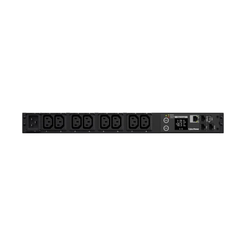 Блок распределения питания/ PDU CyberPower 20SWHVIEC8FNET(41005) NEW 1U, Switched 240V/16A, IEC320-C20 plug , 8 IEC outlets фото 2