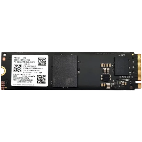 Твердотельный накопитель/ Samsung SSD PM9B1, 1024GB, M.2(22x80mm), NVMe, PCIe 4.0 x4, R/W 3600/3000MB/s, IOPs 500 000/420 000 (12 мес.) фото 1