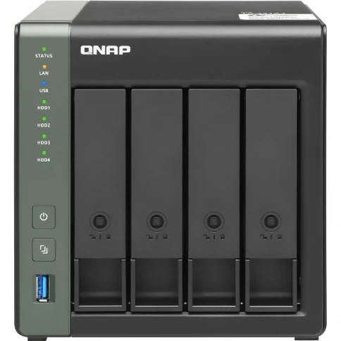 Сетевое хранилище без дисков/ SMB QNAP TS-431X3-4G NAS 4 HDD trays. Alpine AL314, 4-core, 1.7GHz, 4 GB DDR3 (1 x 2 GB) up to 8 GB (1 x 8 GB), 1x10 GbE SFP+, 1x2.5GB Ethernet, 1x1GB Ethernet, USB 3.2x3 фото 1