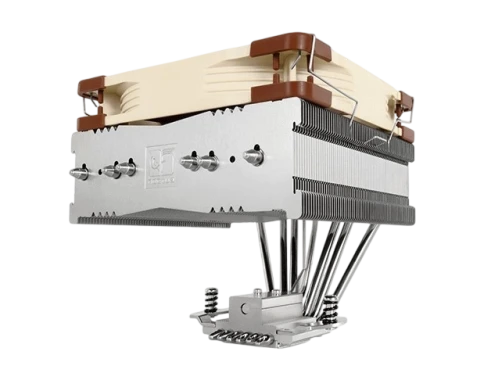 Кулер для процессора/ CPU Cooler Noctua NH-C14S (140W, 4-pin PWM, 142mm, Al/Cu, 6x6mm, 1x140x140x25mm, 82.5CFM, 24.6dBA, 1500RPM, S: 1700/1200/115X/2011/2066, AM5/AM4, Beige/Brown) фото 1